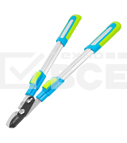 Сучкорез прямого реза, 560-735 мм, телескопические алюминиевые рукоятки, LUXE Palisad