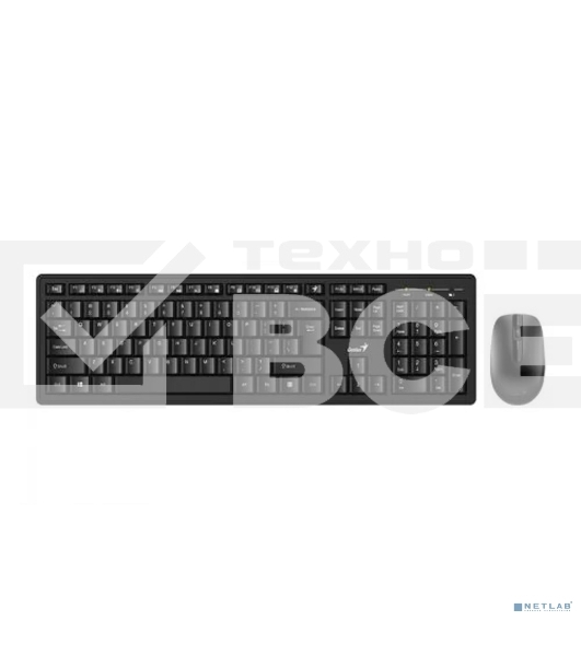 Комплект (клавиатура+мышь) Genius keyboard+mouse Smart KM-8200, Dual Color, RU, 2.4GHZ
