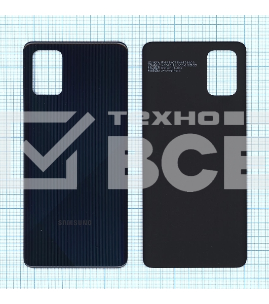 Задняя крышка для Samsung A715F Galaxy A71 (2019) черный