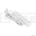 Удлинитель 5 гнезд, 5 м, 3х0,75 мм², с/з, белый PROconnect, фото4