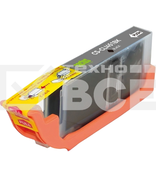 Картридж струйный Cactus CS-CLI451BK черный (10,2 мл) для Canon MG 6340/5440/IP7240