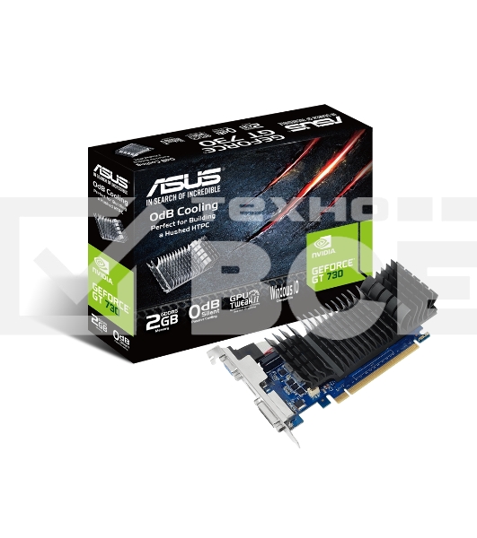 Видеокарта ASUS PCIE16 GT730 2Gb GDDR5 GT730-SL-2GD5-BRK