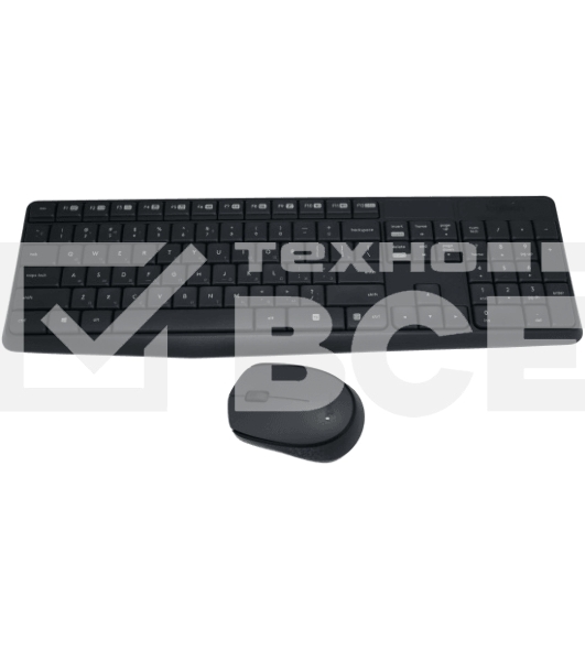 Комплект беспроводной клавиатура+мышь Logitech  MK235 Серый  (920-007949) РФ