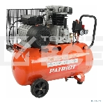 Компрессор Patriot поршневой ременной PTR 50-360I, 360 л/мин, 10 бар, 2200 Вт, 50 л, быстросъемный 1/4