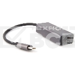 Кабель-переходник USB 3.1 Type-C -->RJ-45 1000Mbps Ethernet, Aluminum Shell, 0.15м Telecom <TU320M>, фото4