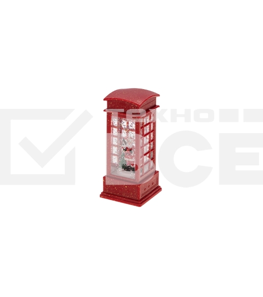 Светильник декоративный (фигура) Neon-night Телефонная будка с эффектом снегопада и подсветкой