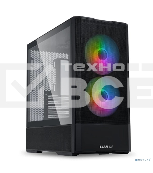 Компьютерный корпус Lian Li Lancool 207/черный/Mid-Tower, TG/2x 140мм ARGB + 2x 120мм non LED fans inc./G99.LAN207RX.10RS