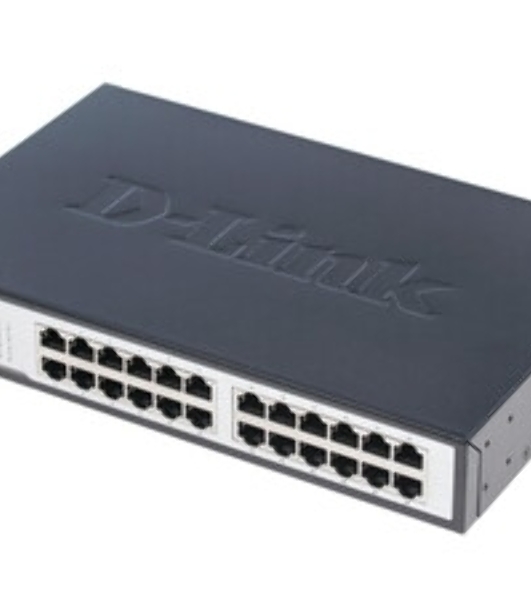 Коммутатор D-Link DGS-1024C/F6/E, 24×1 Гбит/с, неуправляемый