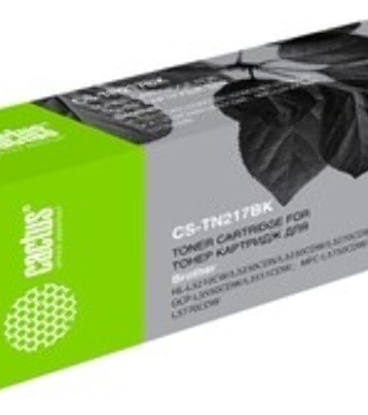 Картридж лазерный Cactus CS-TN217BK черный (3000 стр.) для Brother HL3230/DCP3550/MFC3770