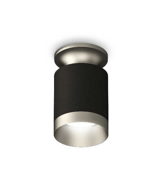 Светильник Ambrella Light XS6302140 SBK/MCH черный песок/хром матовый MR16 GU5.3 (N6904, C6302, N6133)