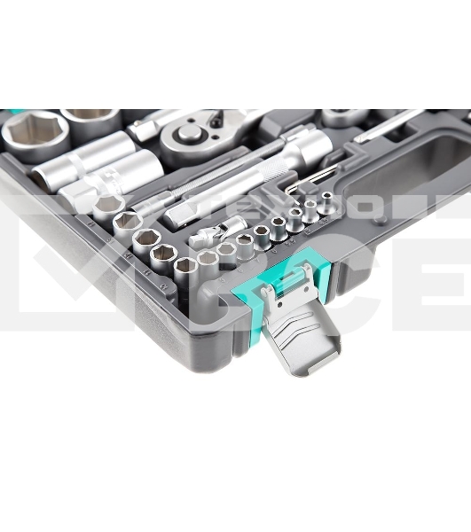 Набор инструментов STELS 141061/2'' 1/4'' CrV пластиковый кейс  94 предм.
