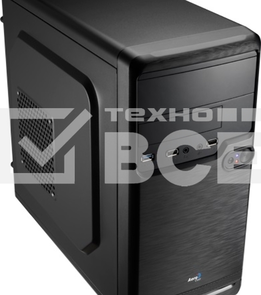 Корпус Aerocool / Formula Qs-182 черный без БП mATX 2x120mm 2xUSB2.0 1xUSB3.0 audio