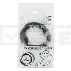 Кабель телевизионный Cablexpert, CCV-515-3M, Coaxial M/F, 3м, фото3