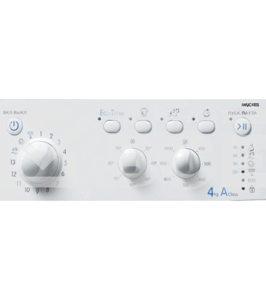Стиральная машина Indesit IWUC 4105 белый, загр. фронтальная макс.: 4 кг 1000 об/мин класс: А