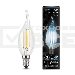 Лампа светодиодная Filament Свеча на ветру E14 9Вт 4100К GAUSS 104801209, фото 1