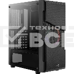 Корпус Aerocool  / Formula Menace Saturn FRGB-G-BK-v1 черный без БП ATX 4x120mm 2xUSB2.0 1xUSB3.0 audio bott PSU, фото7