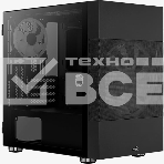 Компьютерный корпус Aerocool / Formula Atomic V1 без БП, mATX, боковое окно (закаленное стекло), черный, фото2