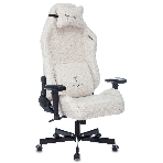 Кресло игровое Knight T1 молочный экомех с подголов. крестовина металл, фото 1