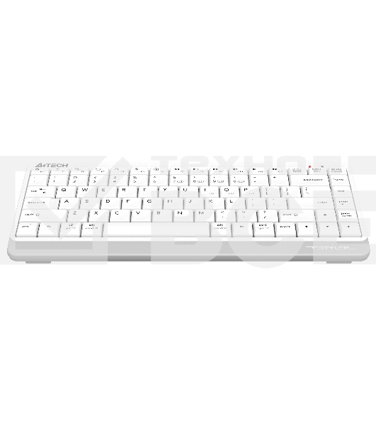 Клавиатура A4Tech Fstyler FBK11 беспроводная USB, Bluetooth/Радиоканал, белый/серый