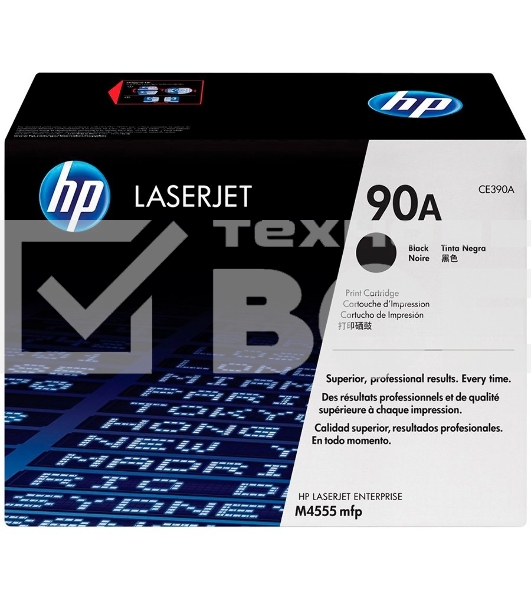 Картридж лазерный HP CE390A черный LJ M4555MFP/LJ 601n (10000стр.)