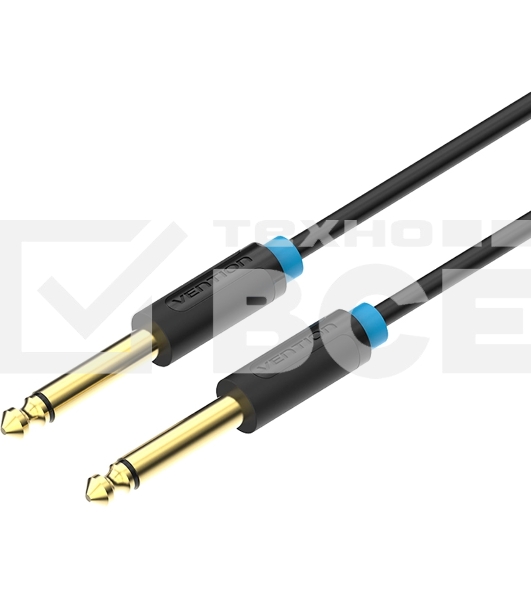 Кабель Vention аудио Jack 6,35 mm M/6.35 M - 2 м
