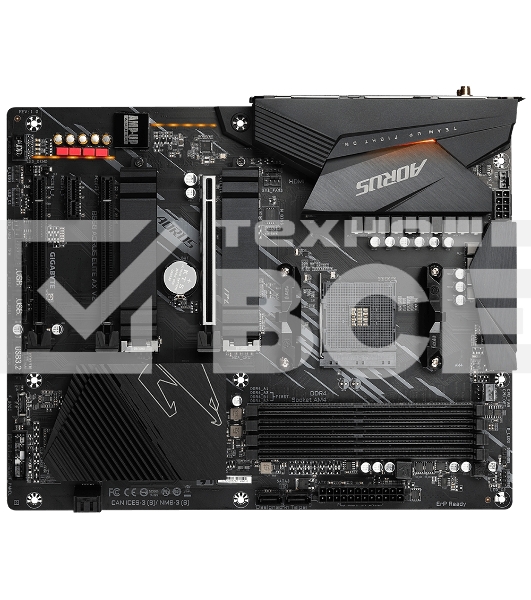 Материнская плата Gigabyte B650M AORUS ELITE AX, AM5, AMD B650, 4xDDR5, 4xSATA, 2xM.2, 1xPCI-E 5.0 x4, 1xPCI-E 4.0 x16, 1xHDMI, 1xDP, 1x 2.5Gb LAN, 4xUSB-A 2.0, 5xUSB-A 3.2 Gen 1, 2xUSB-A 3.2 Gen 2, 1xUSB-C 3.2 Gen 2, 2x3.5 мм, 7.1, Micro-ATX