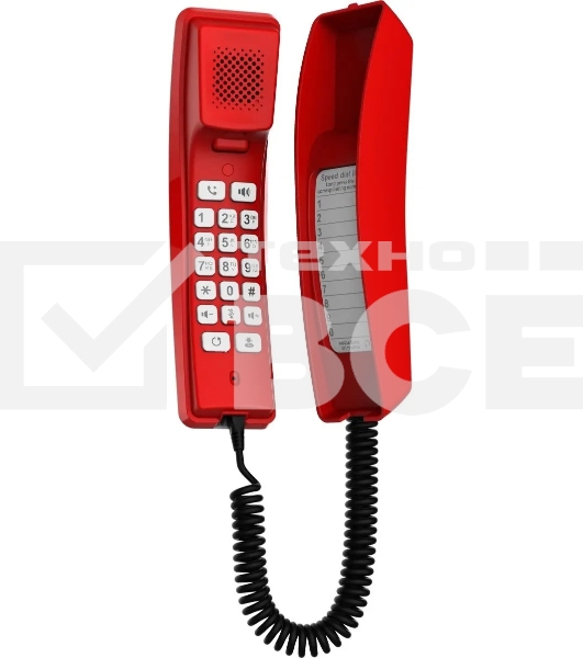 Телефон IP Fanvil H2U Red красный (упак.:1шт)