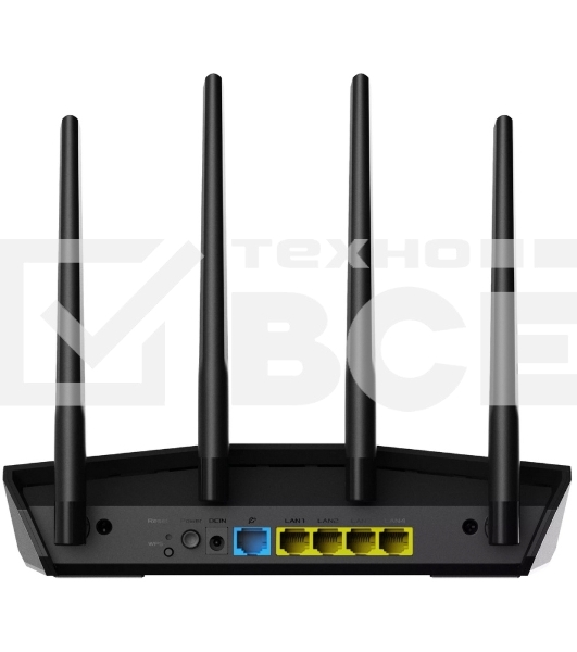 Роутер беспроводной Asus RT-AX57 AX3000 10/100/1000BASE-TX черный
