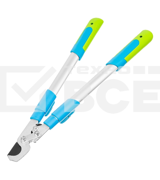 Сучкорез прямого реза, 560-735 мм, телескопические алюминиевые рукоятки, LUXE Palisad