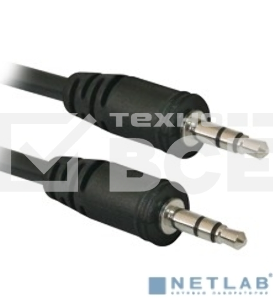 Аудио-кабель Defender Jack01-05 Jack M- Jack M, 1.5 м