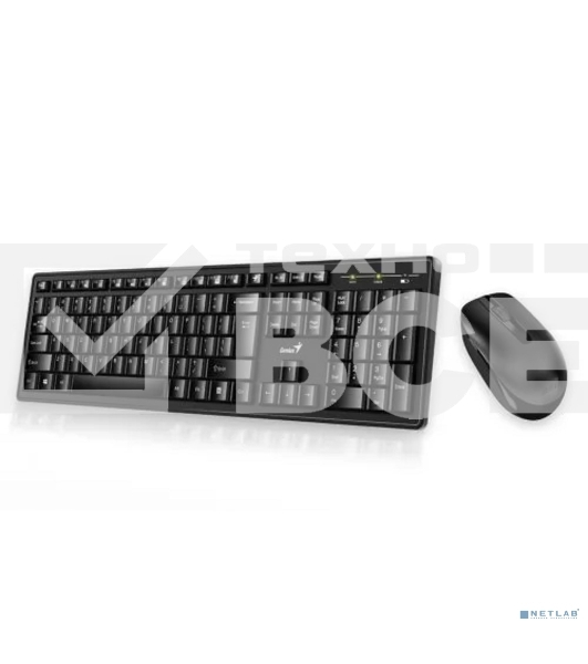 Комплект (клавиатура+мышь) Genius keyboard+mouse Smart KM-8200, Dual Color, RU, 2.4GHZ
