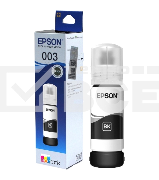 Чернила EPSON C13T00V198 черный (65 мл.) для L11050, L1110, L1210, L3101, L3110, L3156, L3210, L3215, L3216, L3250, L3256, L3258, L3260, L3550, L3556, L5290