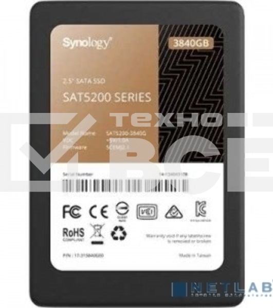 Накопитель SSD Synology SAT5210-7000G, 7Tb, SATA III, 2.5