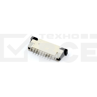 Разъем FPC  Half Coverage Bottom Contact 1.0K-BX-8PWB 8 pin высота 2мм шаг 1мм