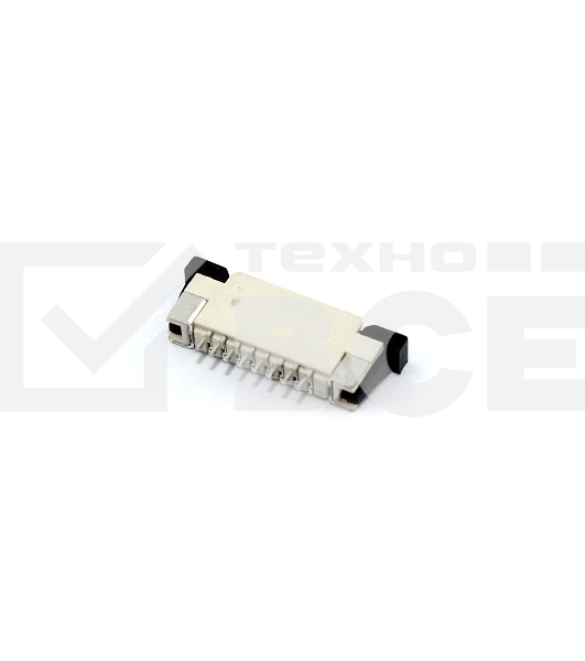Разъем FPC  Half Coverage Bottom Contact 1.0K-BX-8PWB 8 pin высота 2мм шаг 1мм