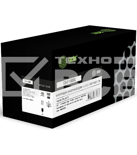 Картридж лазерный Cactus CS-F-1500X F-1500X черный (3000стр.) для Huawei PixLab X1