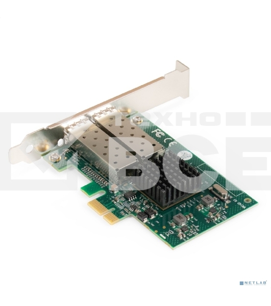 Сетевой адаптер ExeGate EXE-82576-F2 (PCI-E x1 v2.0, порты 2xSFP, 10/100/1000Mbps, Gigabit Server NIC Intel Chipset 82576-F2)