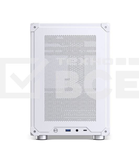 Корпус без блока питания Case JONSBO C6-ITX, Micro-Tower, no fan, 1xUSB-A 3.0 + 1xUSB-C 3.1, mDTX, mITX White