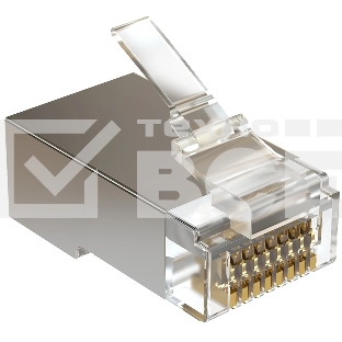 Коннектор Sysmatrix PLUG 8P8C5ES.UWRJ45 кат.5E STP прозрачный (упак.:100шт)