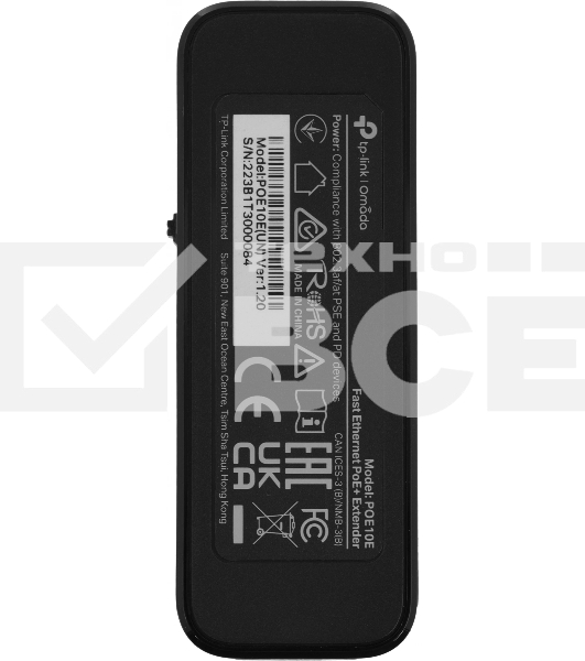 Удлинитель PoE+ TP-Link POE10E 100 Мбит/с Omada