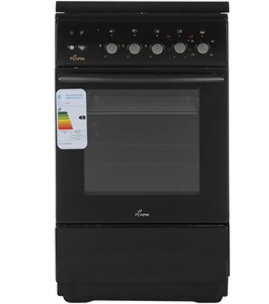 Плита Комбинированная Flama L RK 23-126 At антрацит (стеклянная крышка) реш.сталь