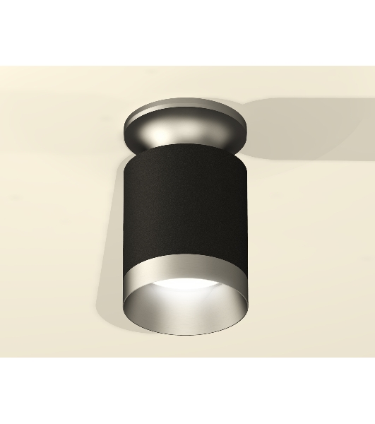Светильник Ambrella Light XS6302140 SBK/MCH черный песок/хром матовый MR16 GU5.3 (N6904, C6302, N6133)