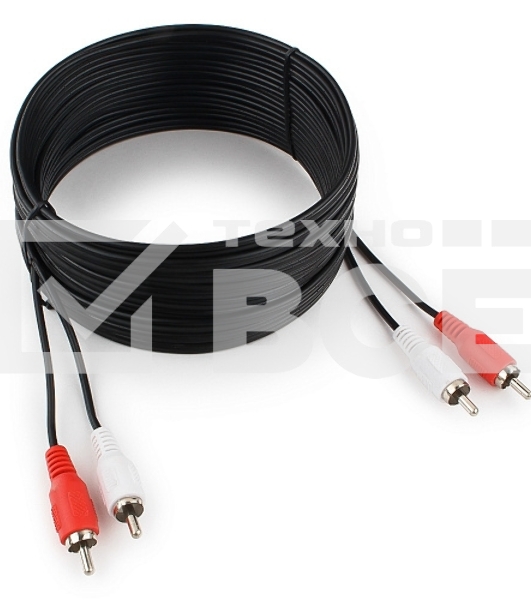 Кабель аудио Cablexpert CCA-2R2R-7.5M, 2xRCA - 2xRCA, 7,5м