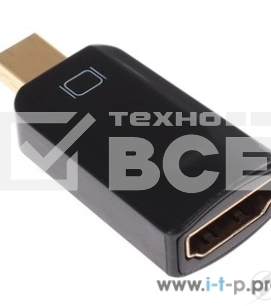 Переходник miniDisplayPort - HDMI, Cablexpert A-mDPM-HDMIF-01, 20M/19F, черный, пакет