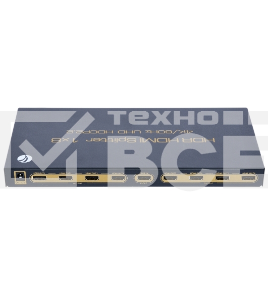 Разветвитель HDMI Spliitter 1=>8  2.0v, VCOM <DD428>