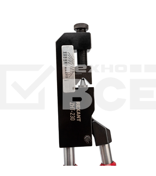 Пресс механический универсальный Rexant ZHT-230 для клиновидной опрессовки наконечников 10-300 мм²