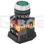 Кнопка ABLFS-22 зел. 1з+1р ИЭК BBT30-ABLFS-K06, фото 1
