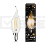 Лампа светодиодная Filament Свеча на ветру E14 9Вт 2700К GAUSS 104801109, фото 1