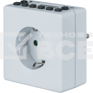 Таймер Navigator NTR-E-S02-WH розет. электрон.