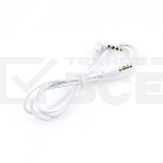 Кабель Cablexpert аудио 90˚ CCAB-01-35MML-1MW, 3.5 Jack (M)/3.5 Jack (M), белый, 1м, блистер, фото2